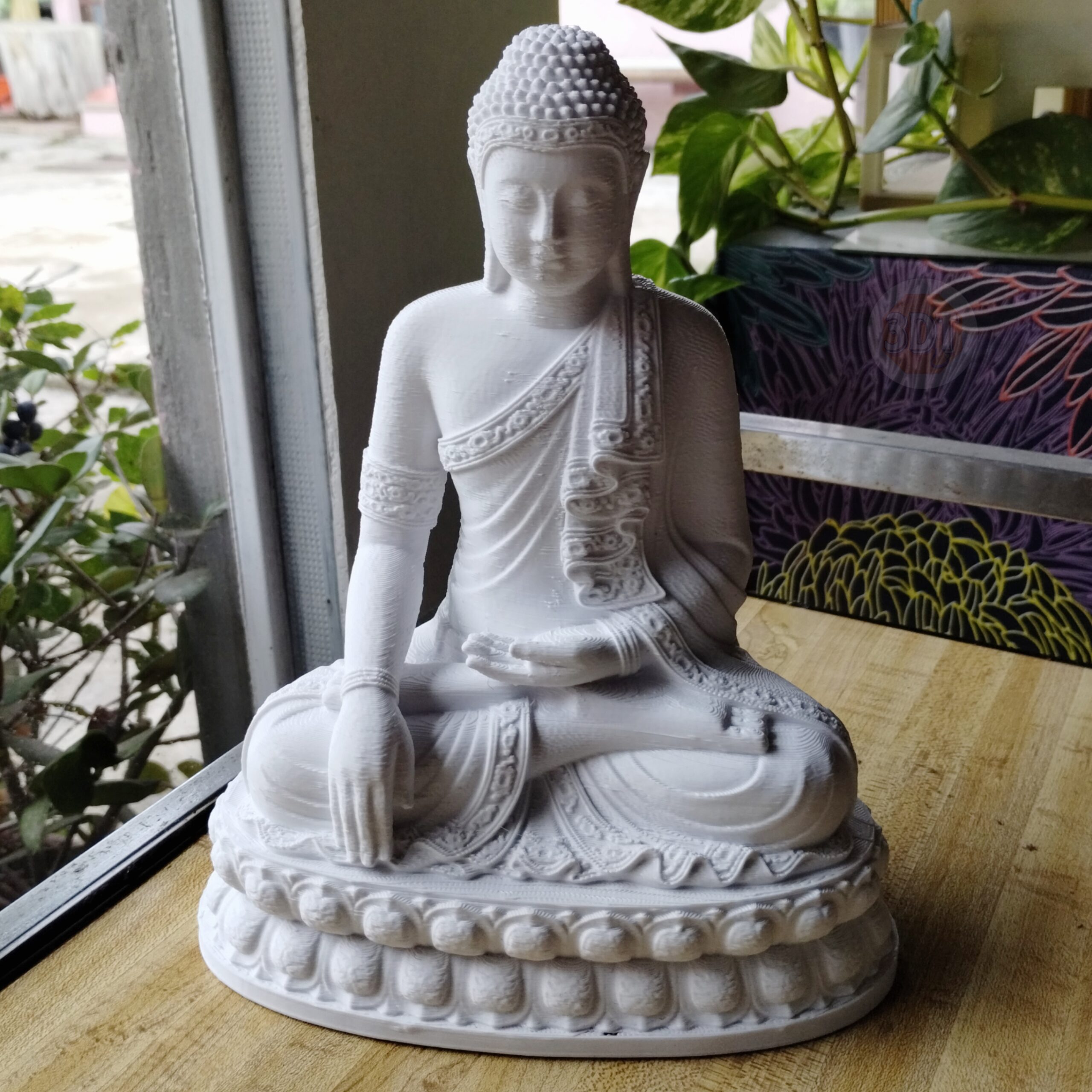 Estatua Buda Sidarta Gautama Tailandia Budista Figura 3d - Image 2