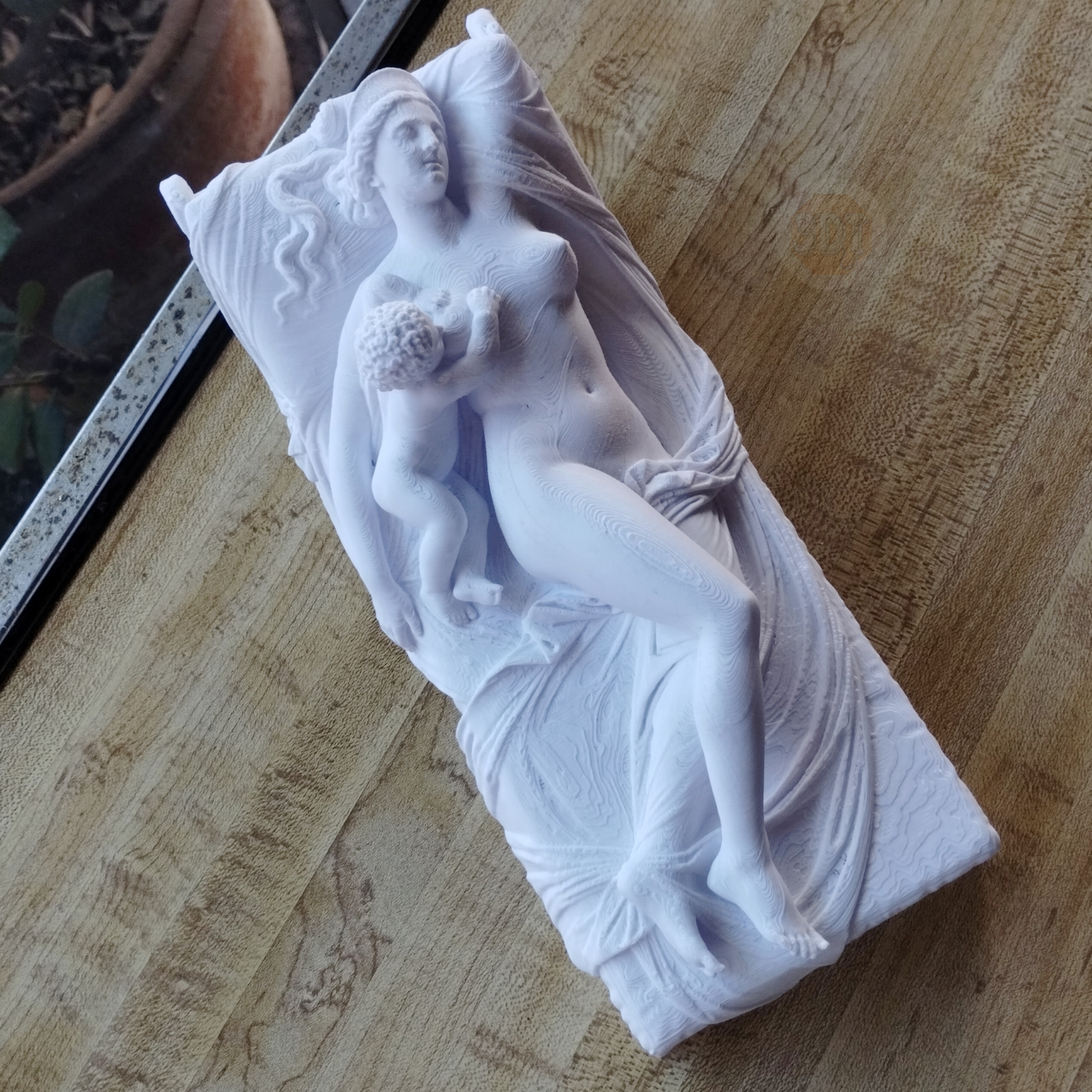 Estatua Figura Juno Amamantando A El Niño Hércules Deco 3d - Image 2