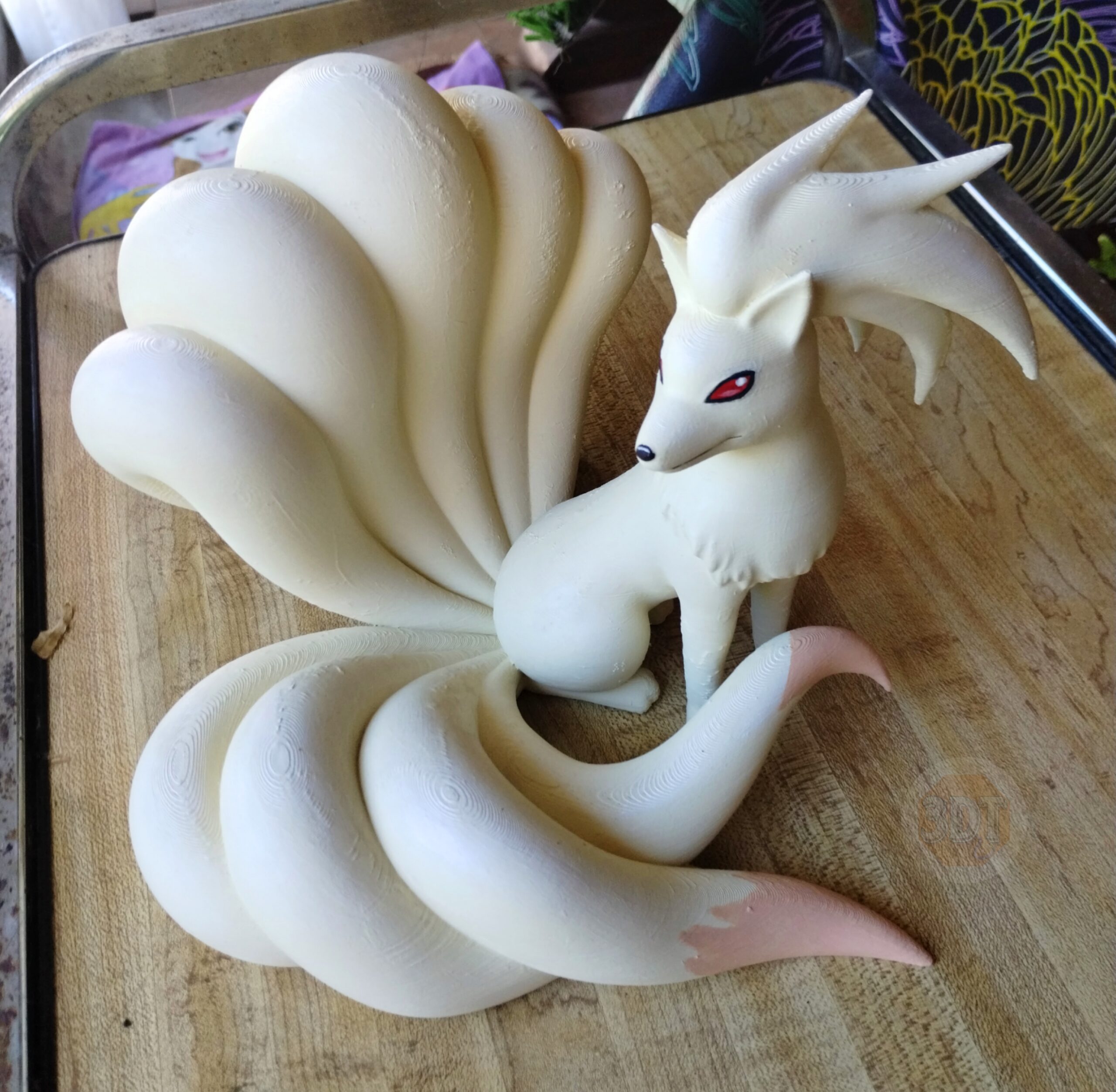 Figura Ninetales De Pokémon Primera Generación 15cm Pintado - Image 3