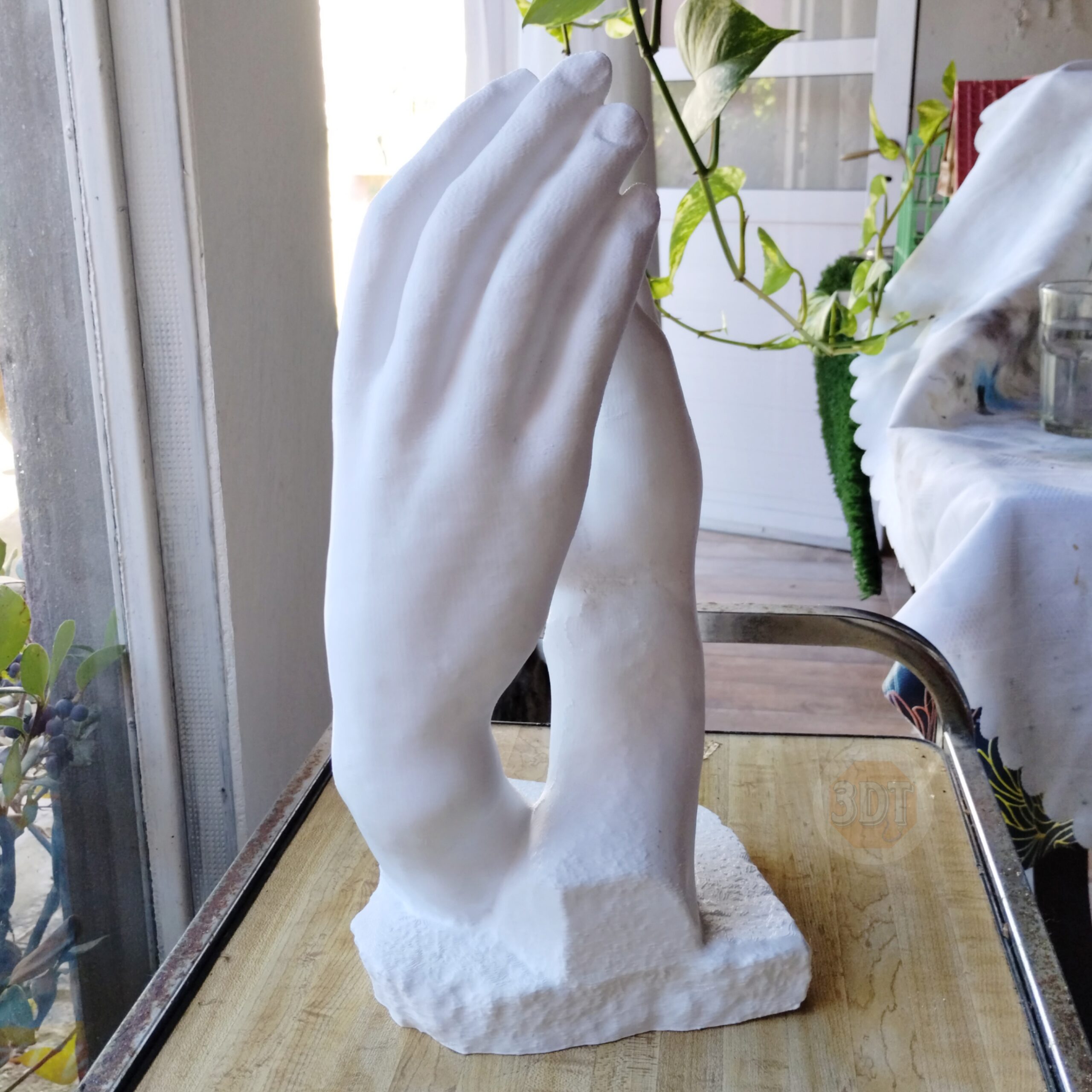 Estatua Manos La Catedral Auguste Rodin 40cm Decoración 3d - Image 3