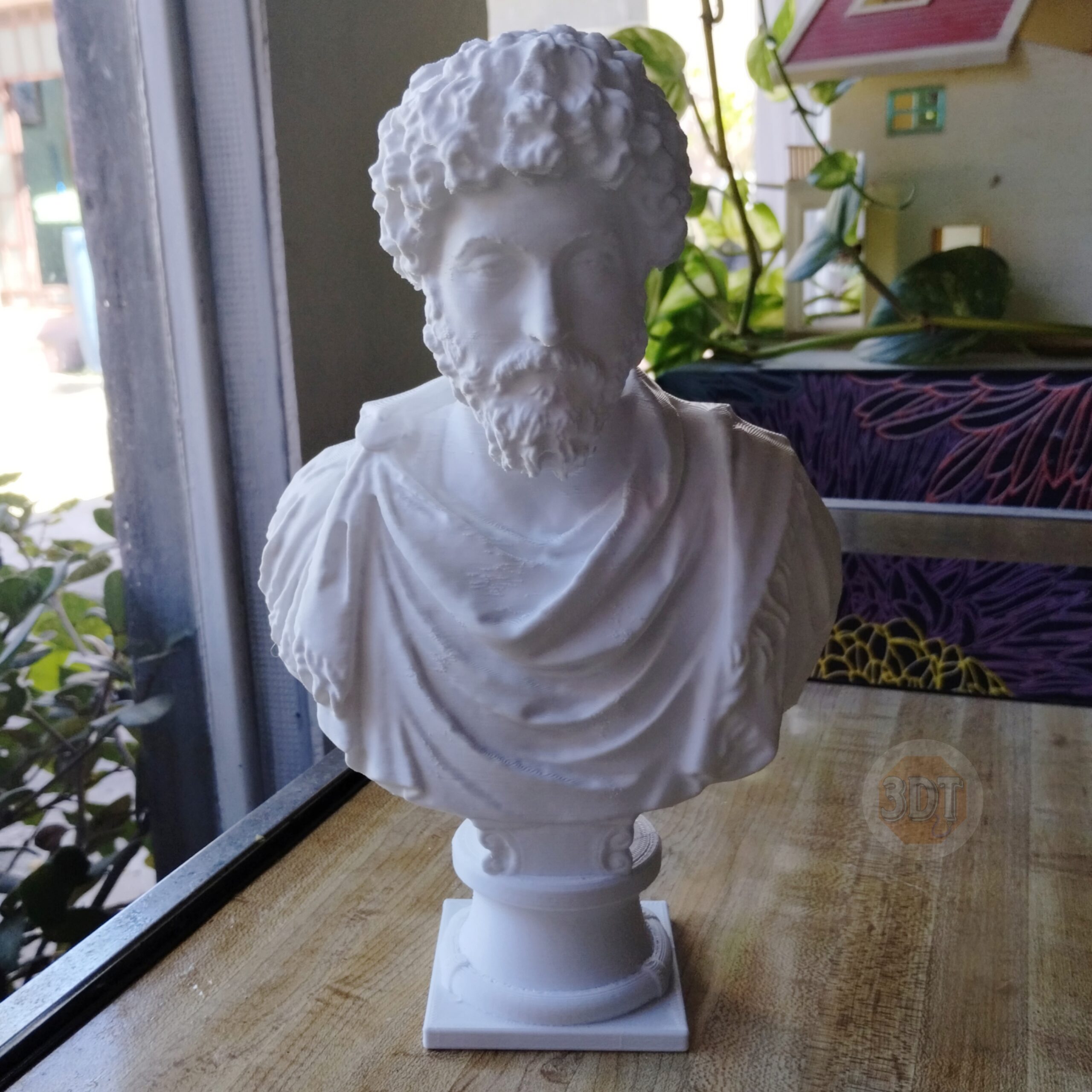 Busto De Marco Aurelio Antiguo Roma Escultura Impresión 3d - Image 3