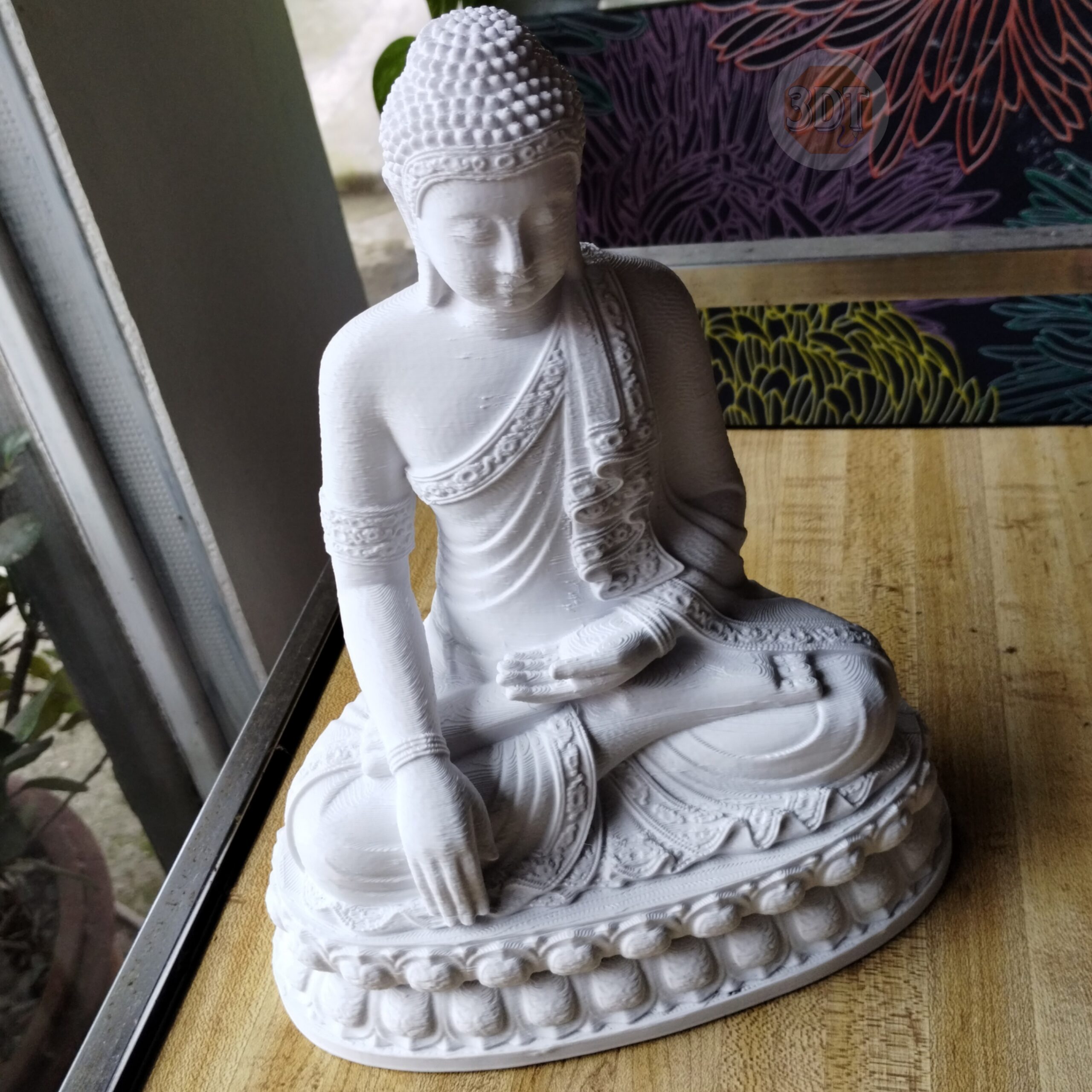 Estatua Buda Sidarta Gautama Tailandia Budista Figura 3d - Image 3