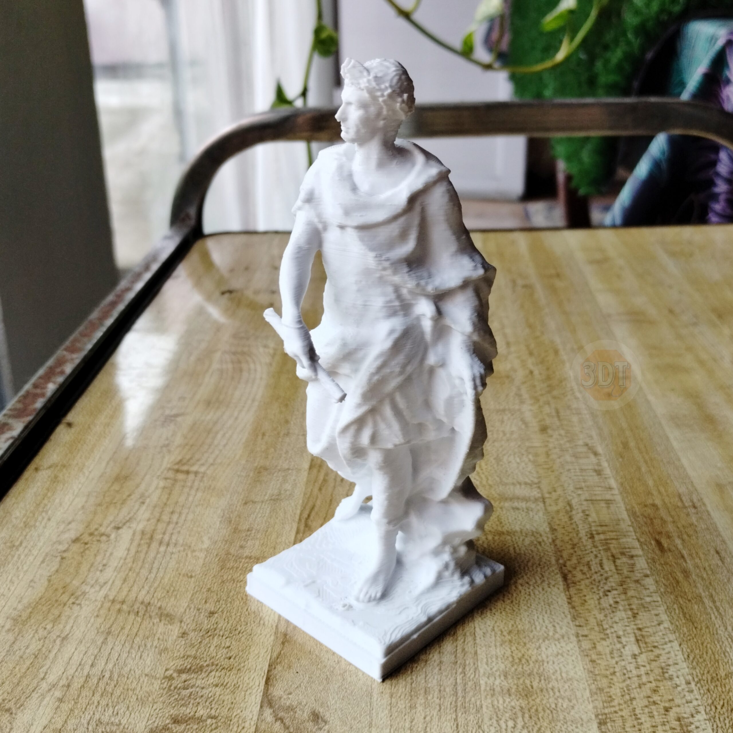 Estatua Figura Julio César Del Louvre 15cm Deco Clásica 3d - Image 5