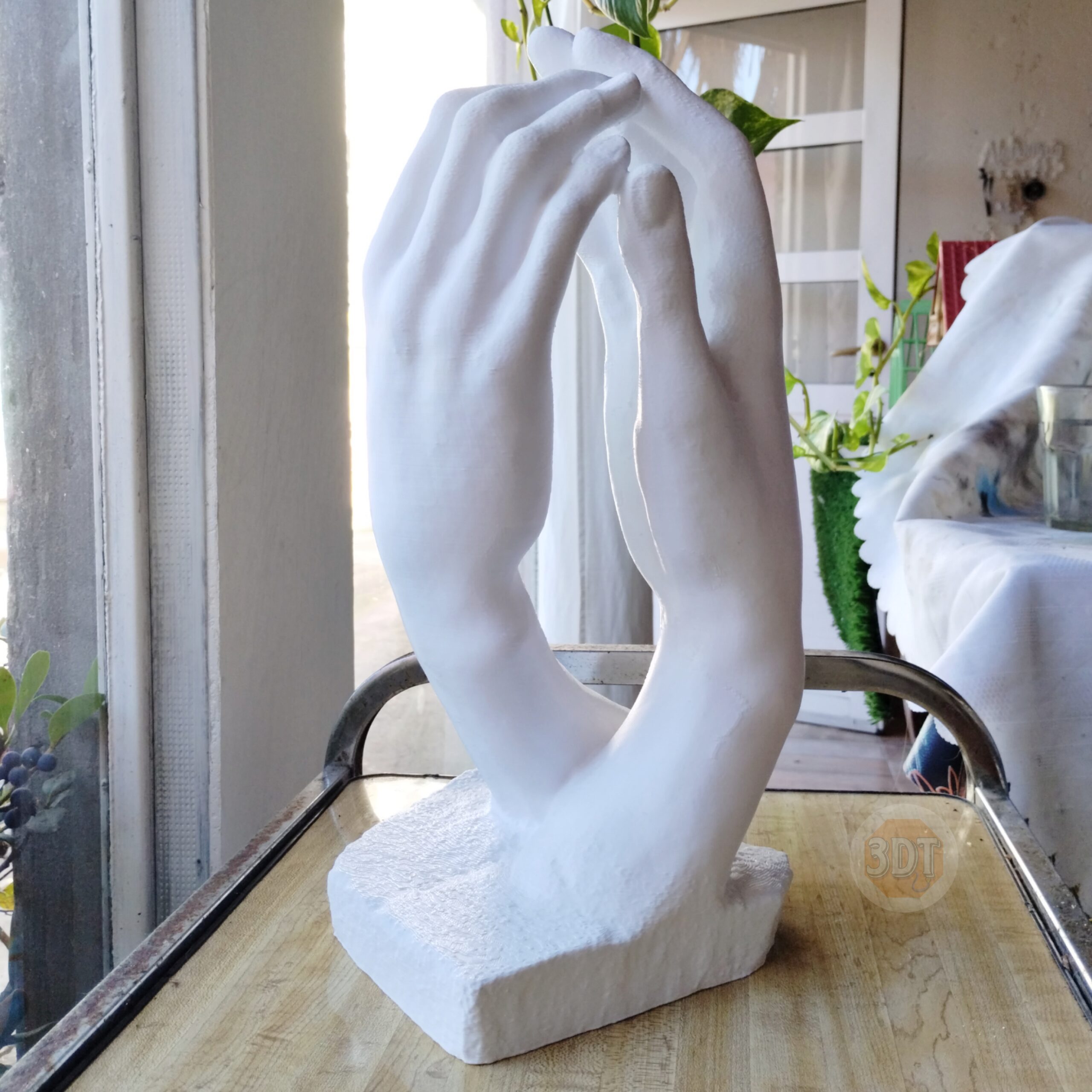 Estatua Manos La Catedral Auguste Rodin 40cm Decoración 3d - Image 5