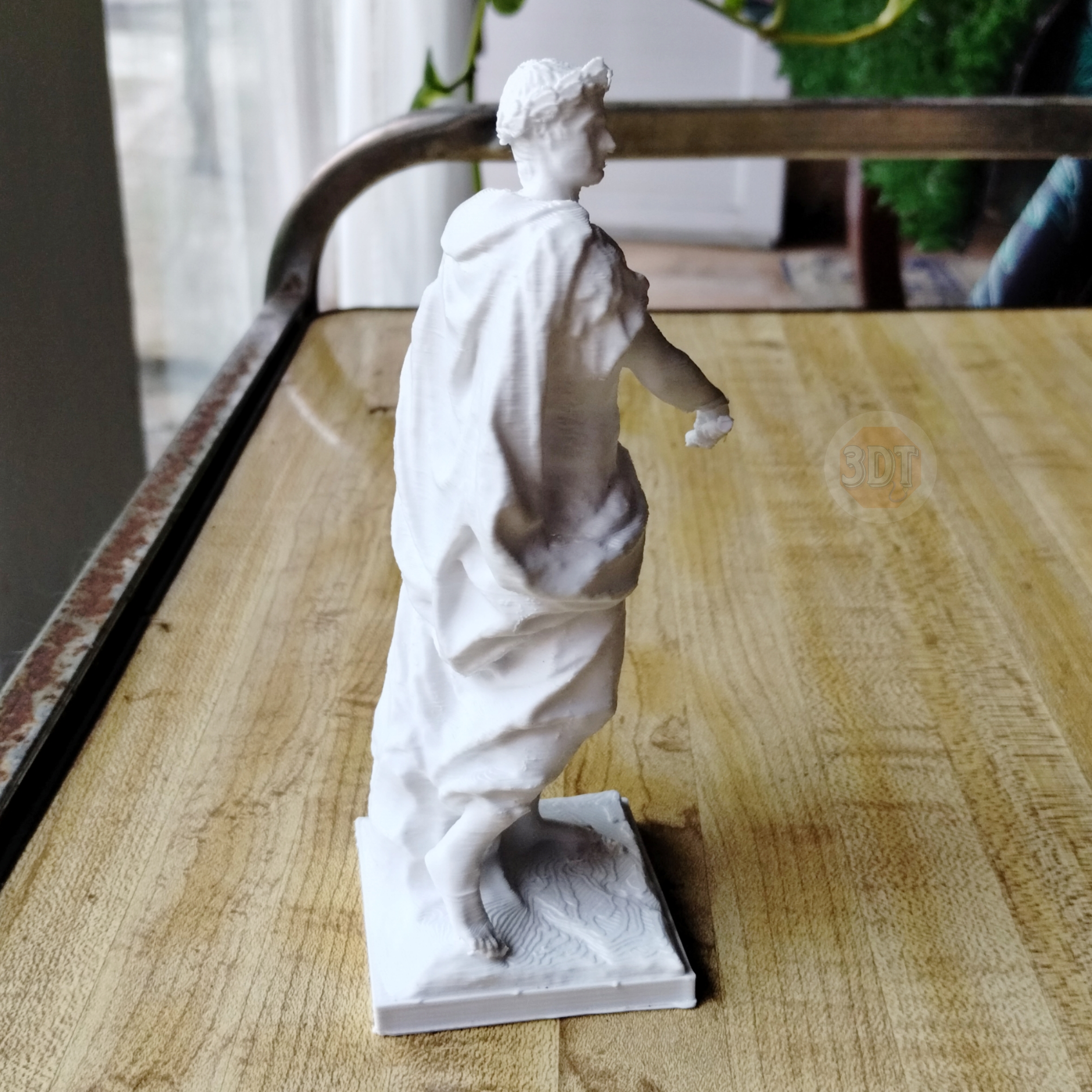 Estatua Figura Julio César Del Louvre 15cm Deco Clásica 3d - Image 6