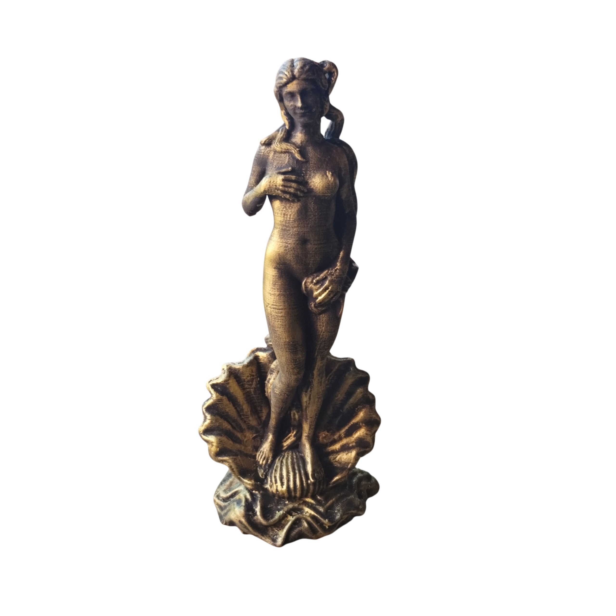 Estatua Inspirada El Nacimiento De Venus Simil Bronce 25cm Símil Bronce - Image 6