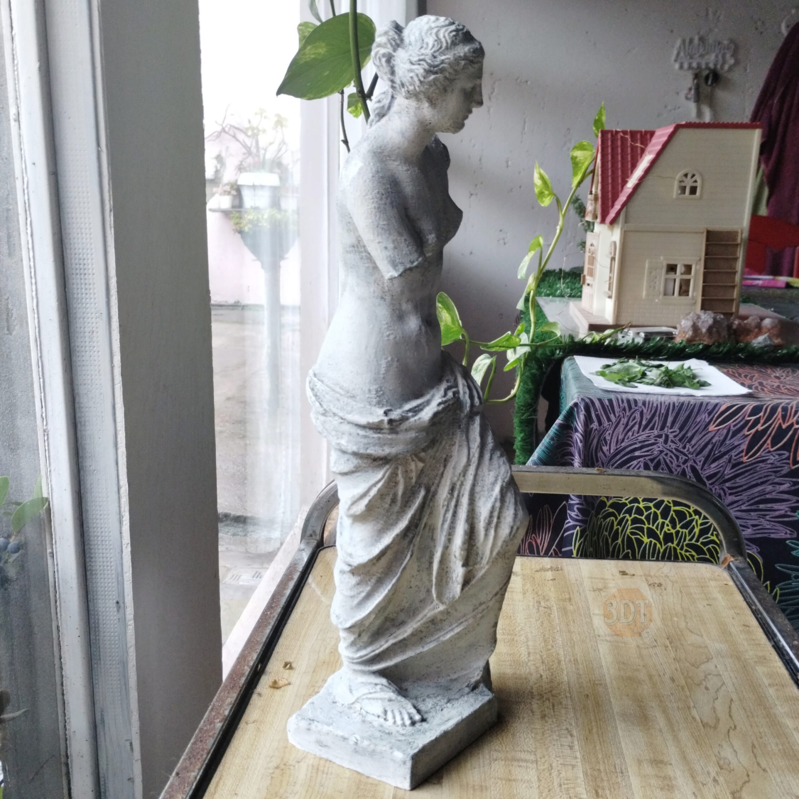 Estatua Venus De Milo Simil Marmol Clásica Romana 40cm 3d - Image 8